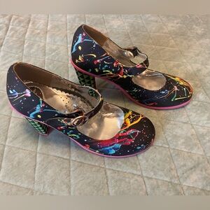 Hot Chocolate Design heels 39 9 Mary Jane’s splash 80s sold out